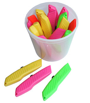 HI-VIZ KNIFE-18 IN PLASTIC TUB