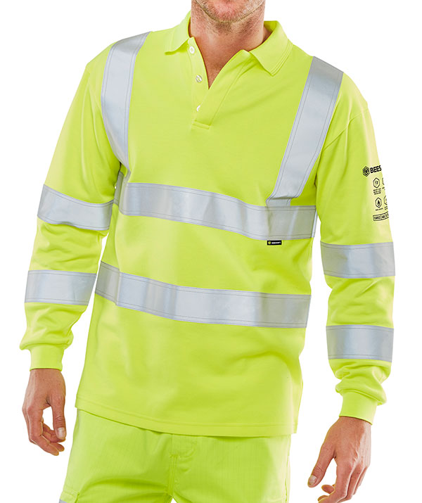 ARC FLASH HI VIZ POLO SHIRT