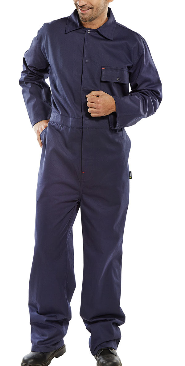 CLICK COTTON DRILL BOILERSUIT