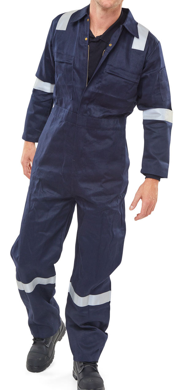 FR BURGAN BOILERSUIT ANTI-STATIC