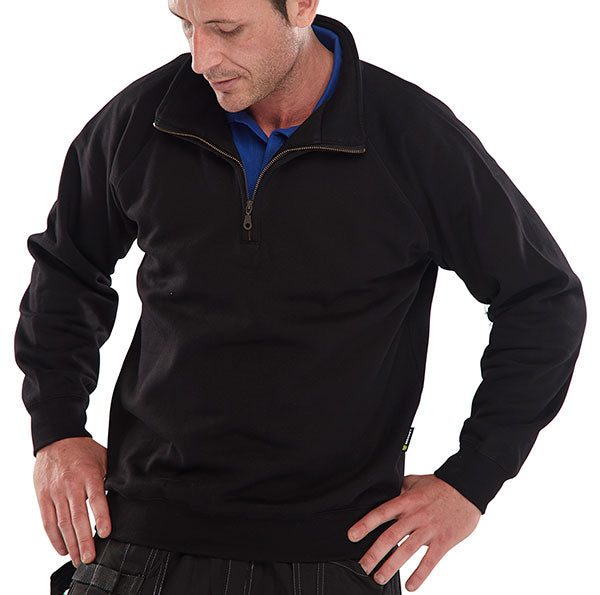 QUARTER ZIP SWEATSHIRT
