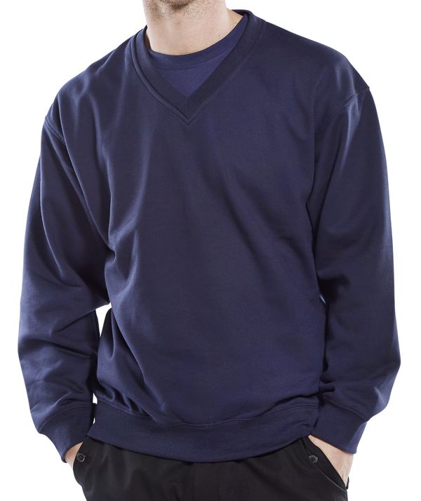 CLICK V-NECK SWEATSHIRT