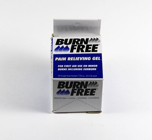 BURN FREE BURNS GEL SACHETS 20 PER BOX
