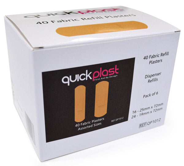 QUICKPLAST FABRIC PLASTERS 6 X 40