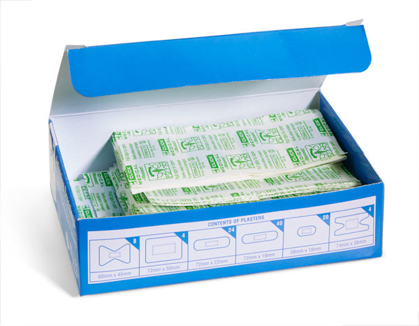PLASTERS BLUE METAL DETECTABLE 100 ASSORTED