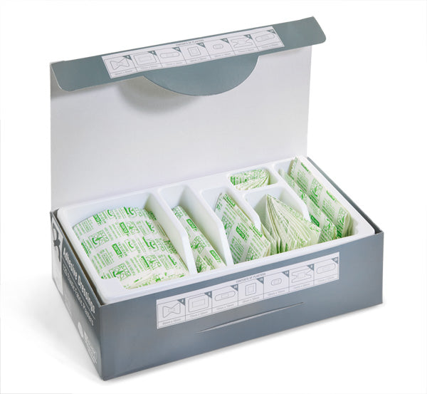 FABRIC PLASTERS ASSORTED BOX 120