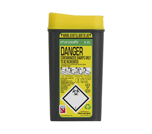 SHARPS BIN 0.2LTR