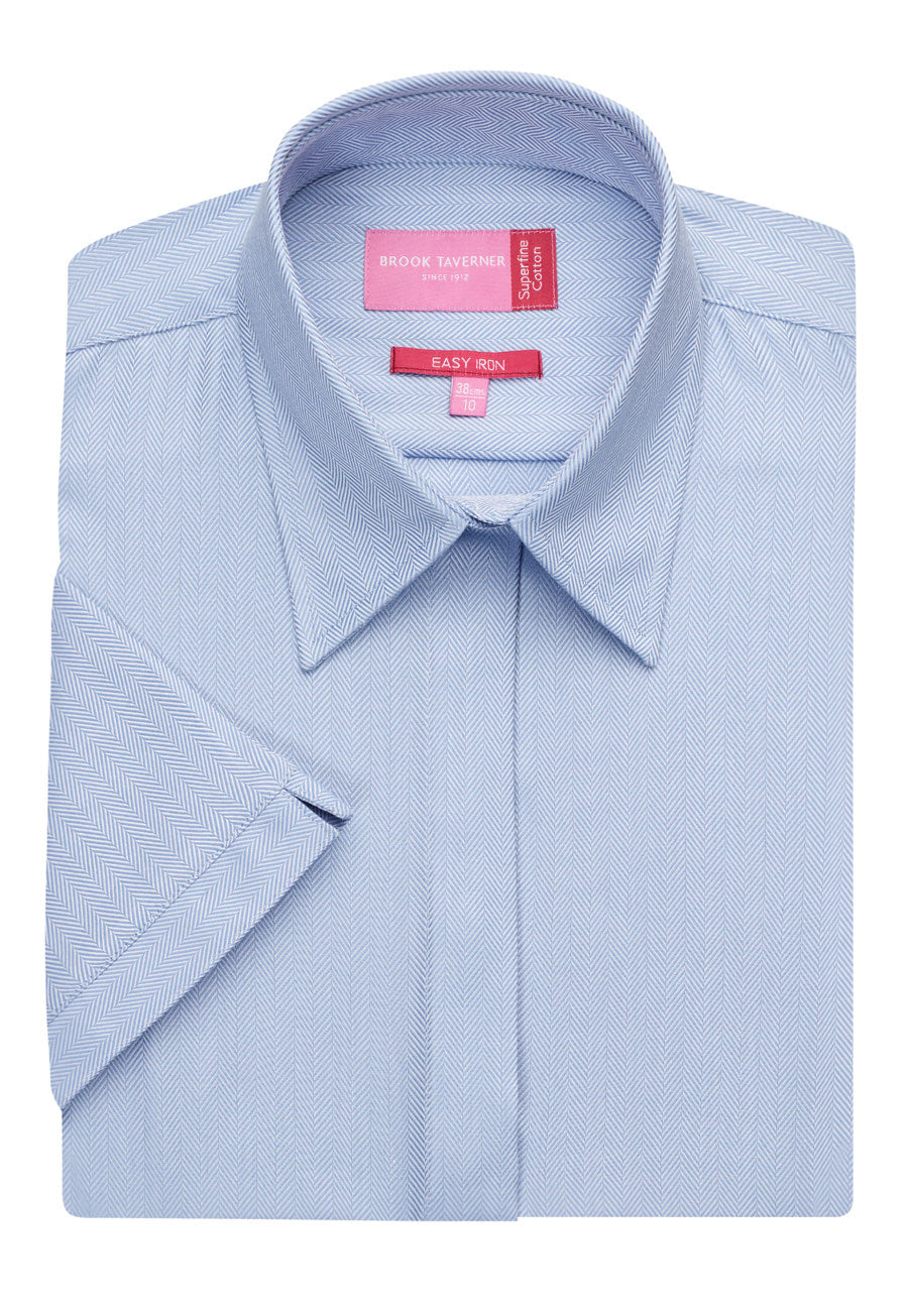 Ozzero Blouse Cotton Herringbone