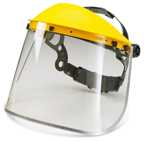 METAL EDGE FACE VISOR 8"