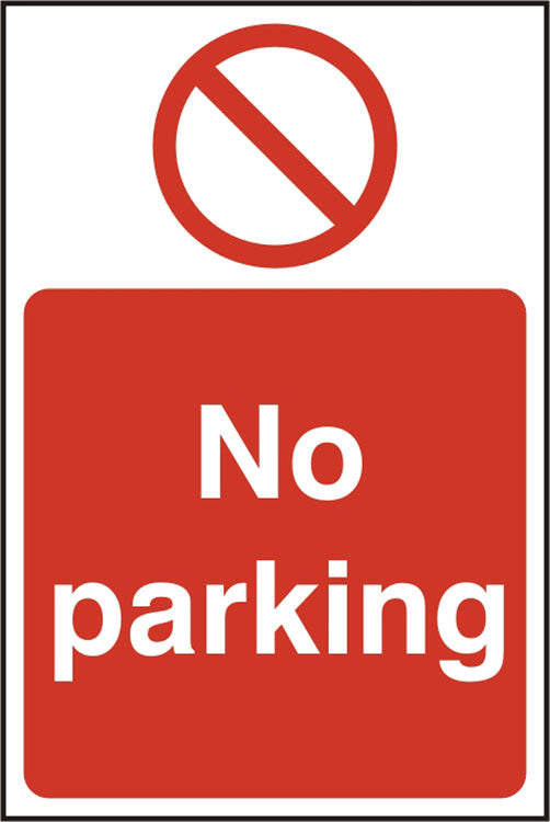 NO PARKING SIGN