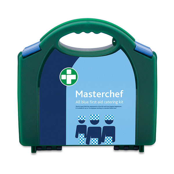 MASTERCHEF 10 PERSON ALL BLUE CATERING KIT IN AURA BOX