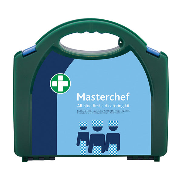 MASTERCHEF 50 PERSON ALL BLUE CATERING KIT IN AURA BOX