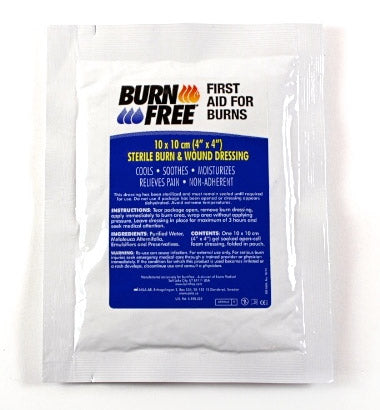BURN FREE BURNS DRESSING 10 X 10CM