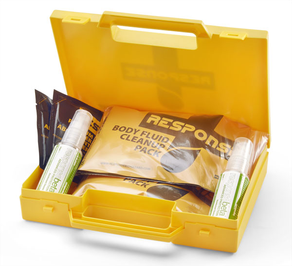 BODY FLUID SPILL KIT (TWO APPLICATIONS)