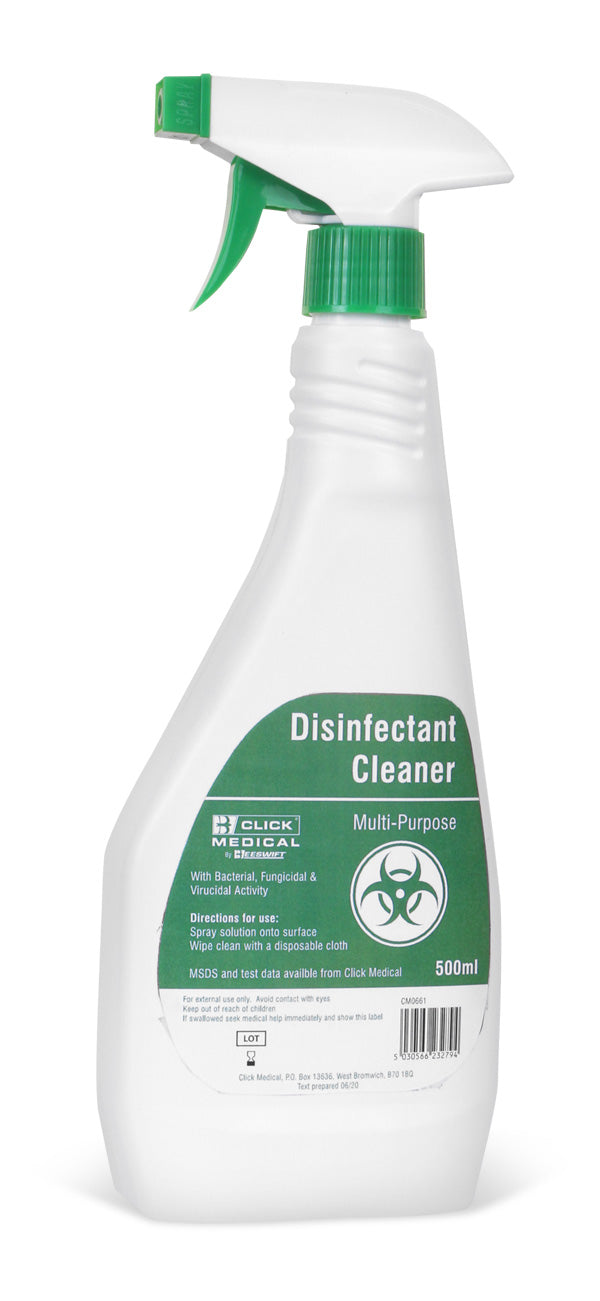 CLICK MEDICAL MULTIPURPOSE DISINFECTANT CLEANER 500ML