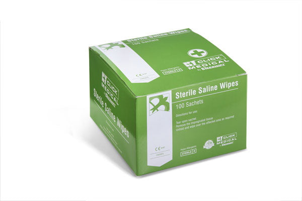 STERILE SALINE WIPES 100
