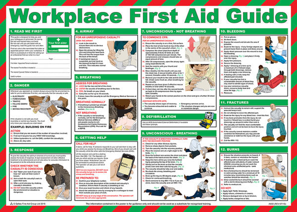WORKPLACE FIRST AID POSTER