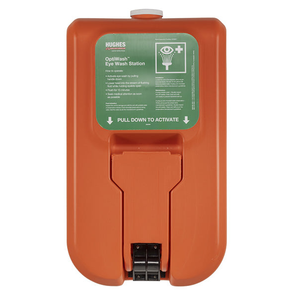 WALL MOUNTED SELF CONTAINED GRAVITY FED EYE WASH - 38 LTR