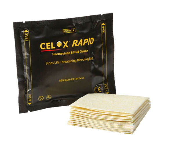 CELOX RAPID HAEMOSTATIC GAUZE Z-FOLD