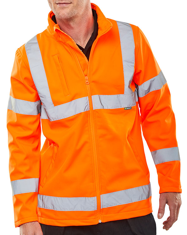 SOFT SHELL JKT HV ORANGE EN20471 GORT3279