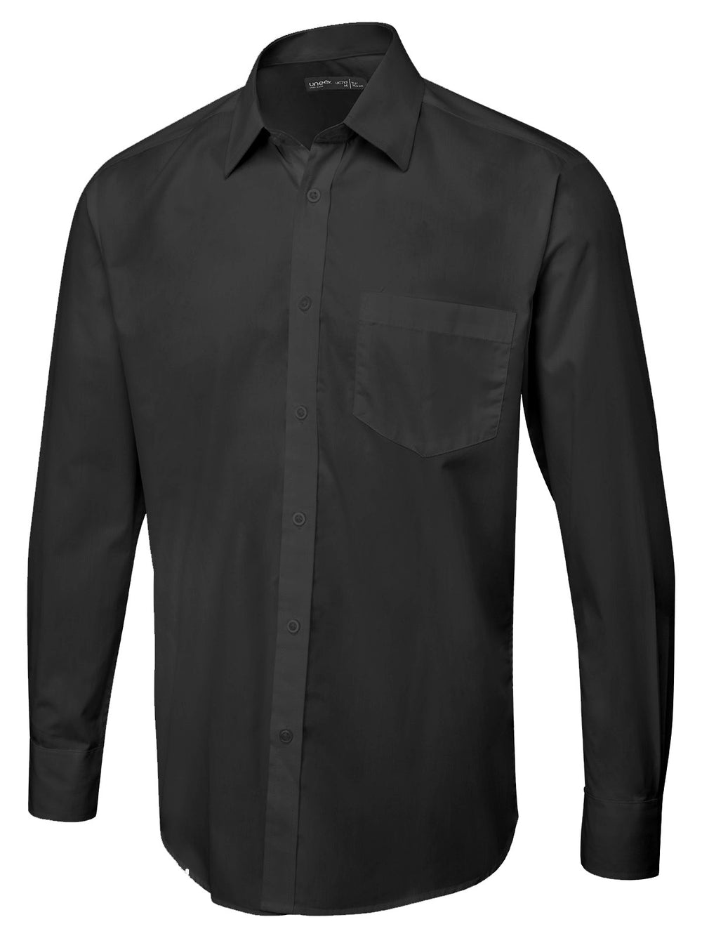 Mens Long Sleeve Poplin Shirt